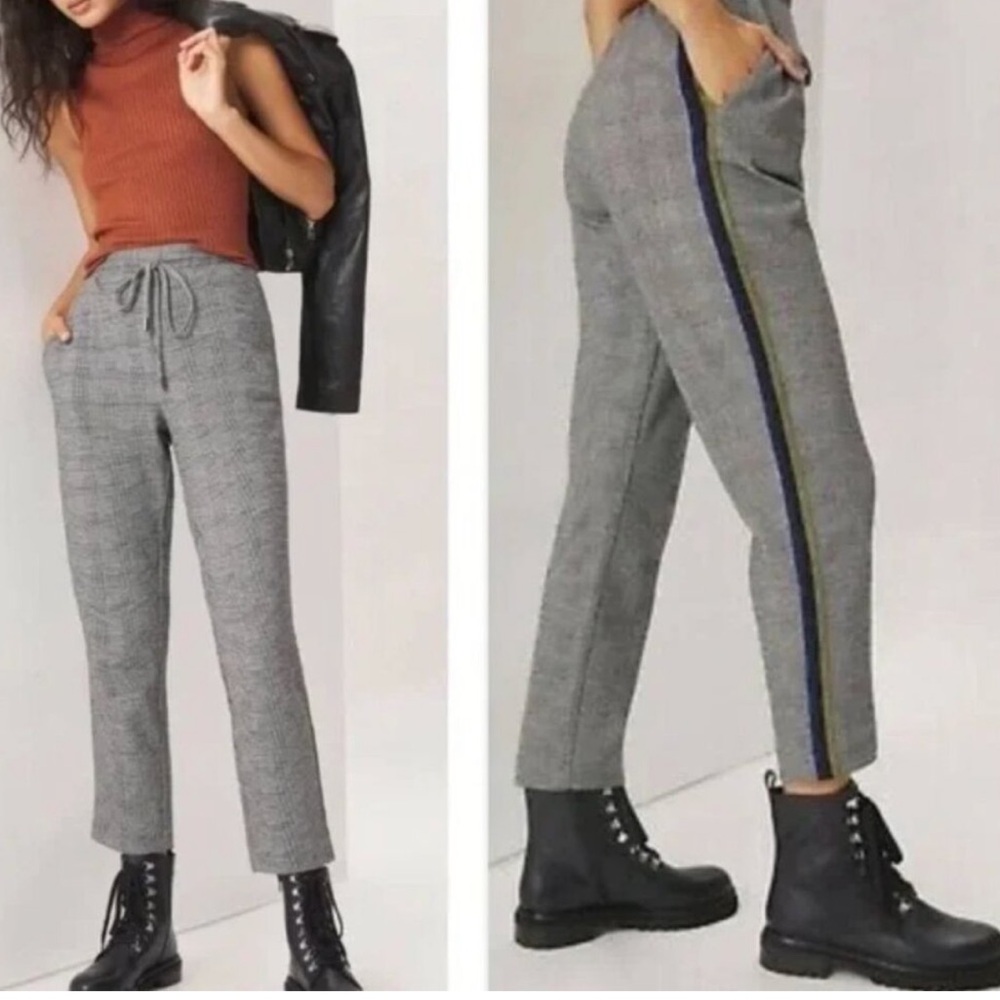 MAEVE ANTHROPOLOGIE bettie glen plaid pull on pants size 1X